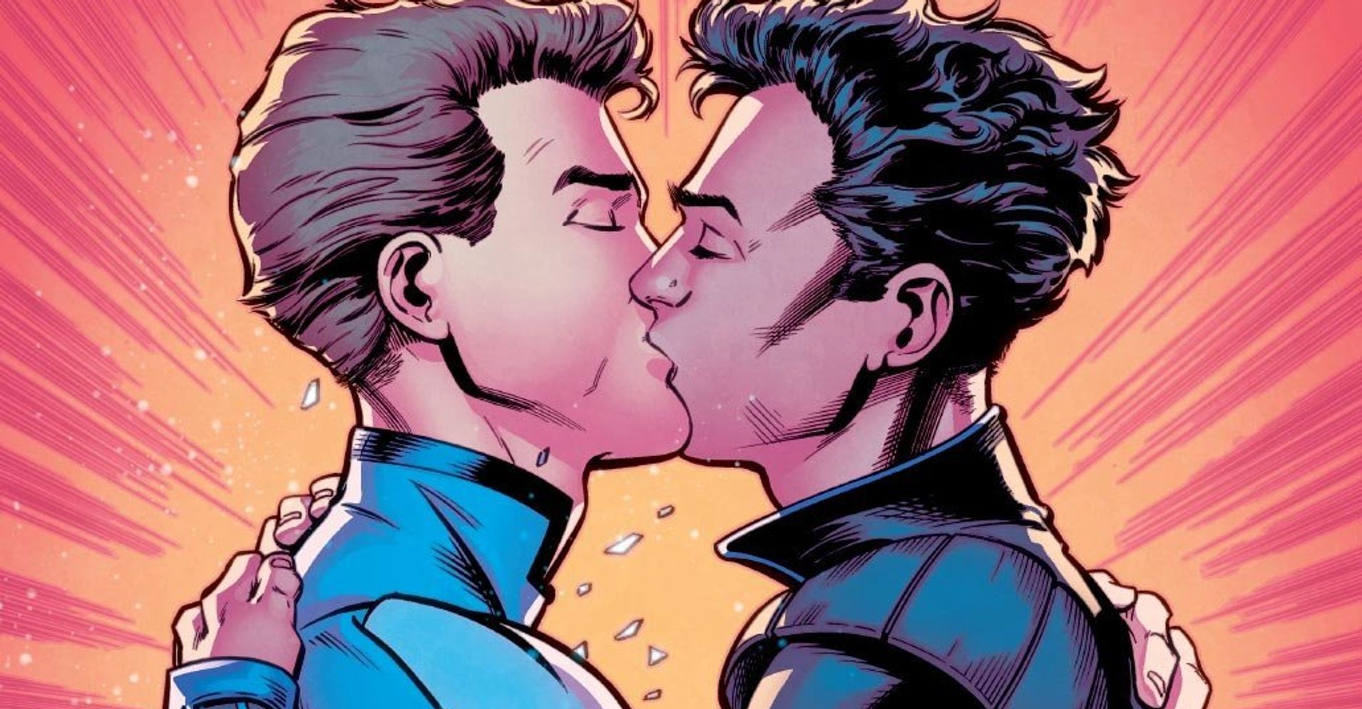 Iceman Gets His First Gay Kiss Huffpost
