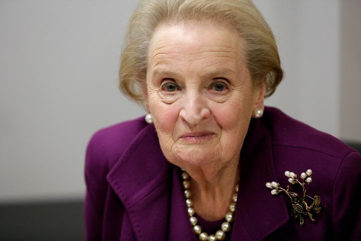 Madeleine Albright is an immigrant herself who fled violence in her birth nation.