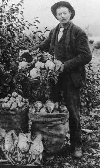 An Italian farmer in Mississippi. Italian immigrants were prevalent as day laborers and were persecuted similarly.