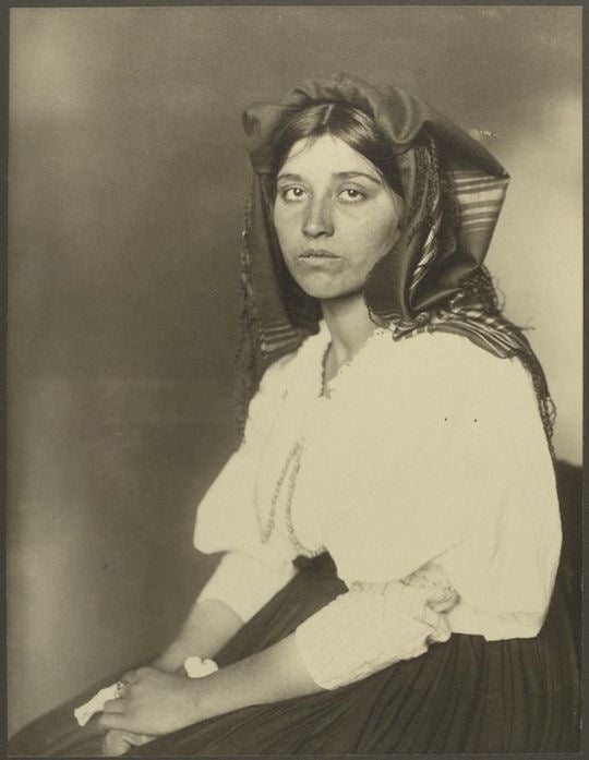 Another Italian woman, via Ellis Island.