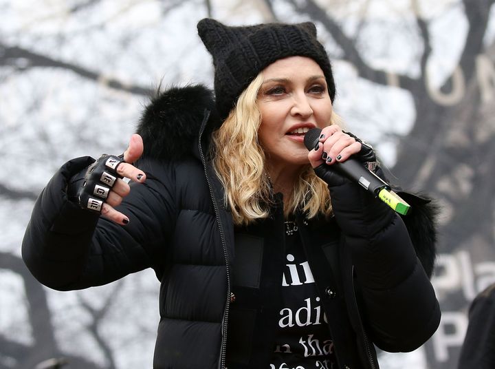 Madonna speaks in Washington
