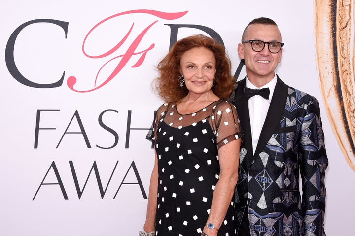 Diane von Furstenberg and Steven Kolb