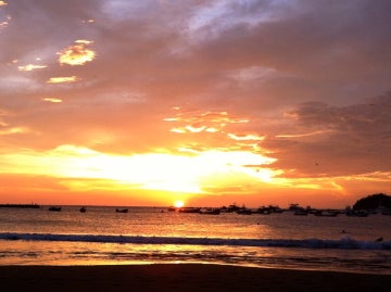 <p>Sunset over San Juan del Sur, Nicaragua</p>