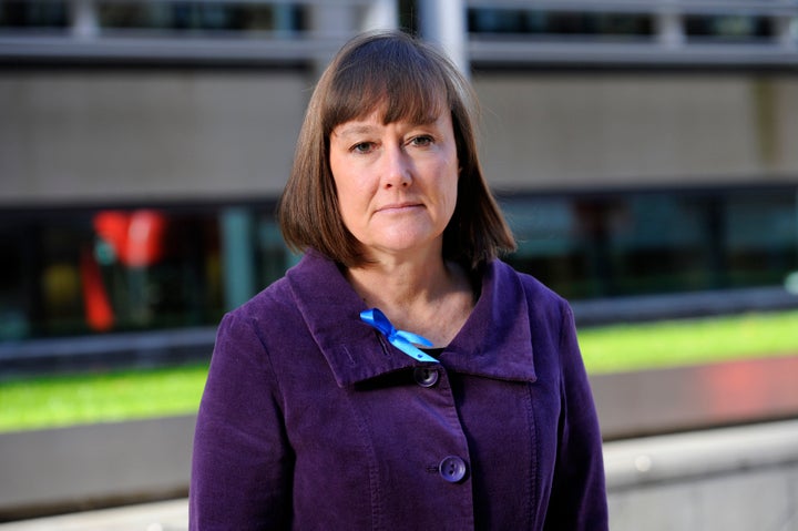 Shadow Welsh secretary Jo Stevens outside the Home Office in London