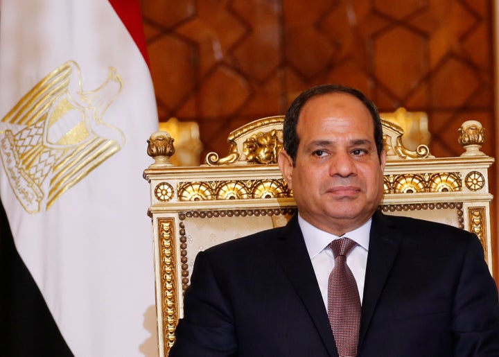 Egyptian President Abdel Fattah el-Sisi is pictured in Cairo, Egypt.