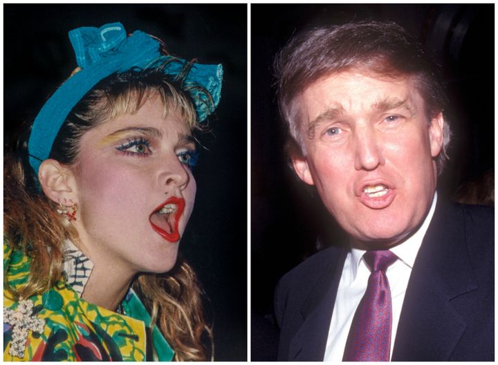 Donald Trump once pretended to be his own public relations representative to spread the rumor that Madonna had tried to date him.