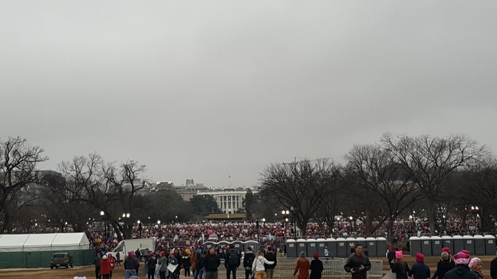 Women’s March, Washington, D.C. January 21, 2017. At the White House.