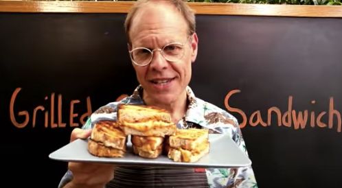 Let Alton Brown Show You An Epic New Way To Make A Grilled Cheese ...