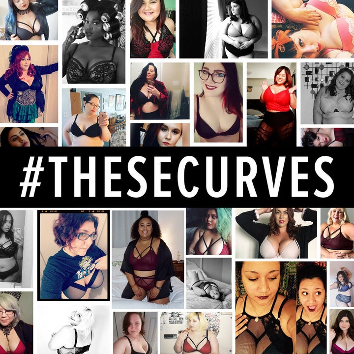 Just some of the women featured in #thesecurves.