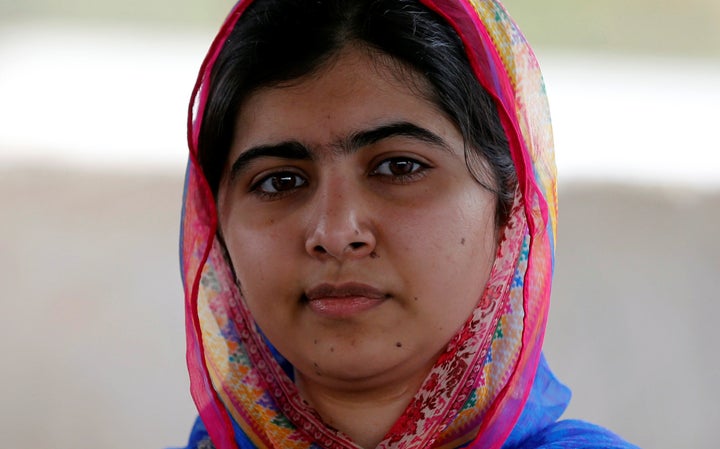 Malala Yousafzai on her 19th birthday, at a refugee camp near the Kenya-Somalia border.