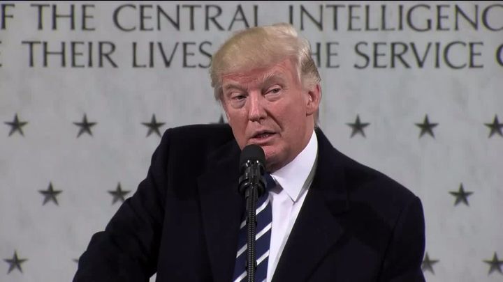 Trump Addresses C.I.A. post-inauguration, Jan. 22, 2017