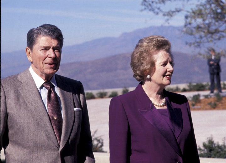 Ronald Reagan and Margaret Thatcher