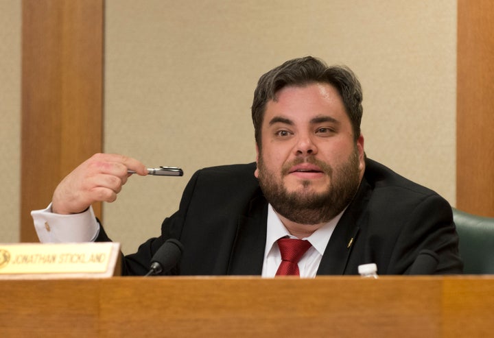 Texas state Rep. Jonathan Stickland has sponsored a measure to eliminate permitting requirements to carry a concealed handgun.