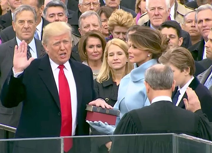 Donald J. Trump was sworn in as the 45th president of the United States in Washington, D.C. on Jan. 20, 2017.