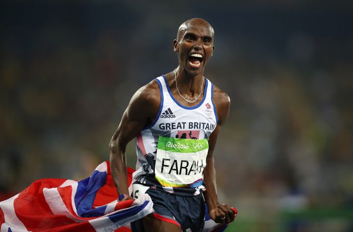Mo Farah lives in the US.