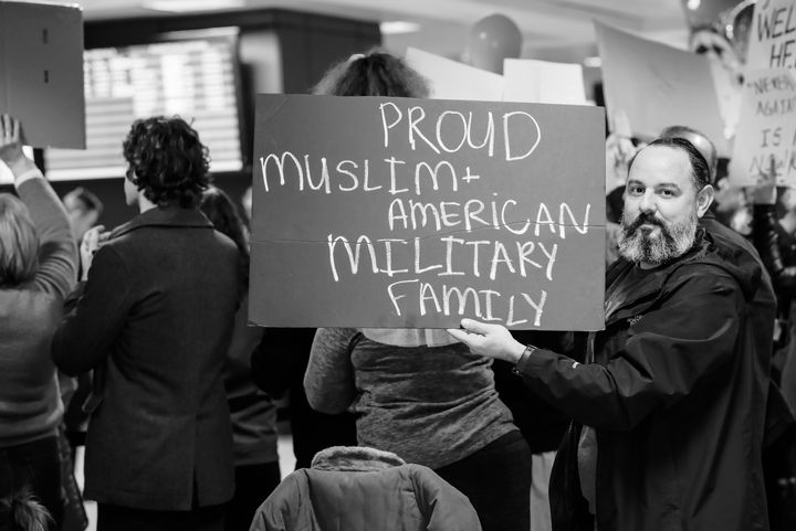 Proud Muslim and American Military Family