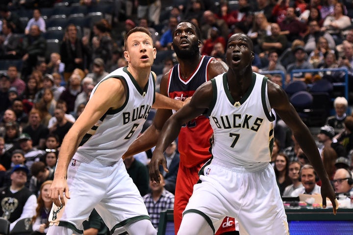 Milwaukee Bucks forward Thon Maker (7), born in South Sudan, is among the athletes who could feel the impact of Trump's refugee ban.