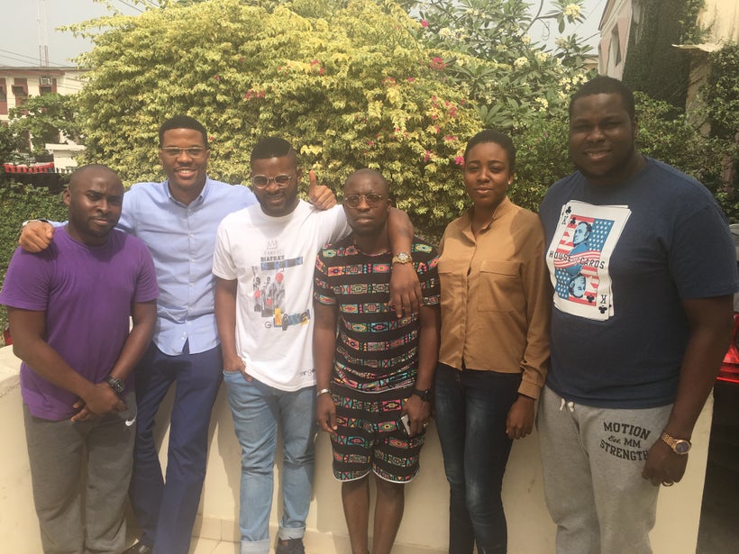 L-R: Femi, Daniel, Falz, Sidney, Olamide and Shody. A team of friends, they will holiday in Zanzibar this January.