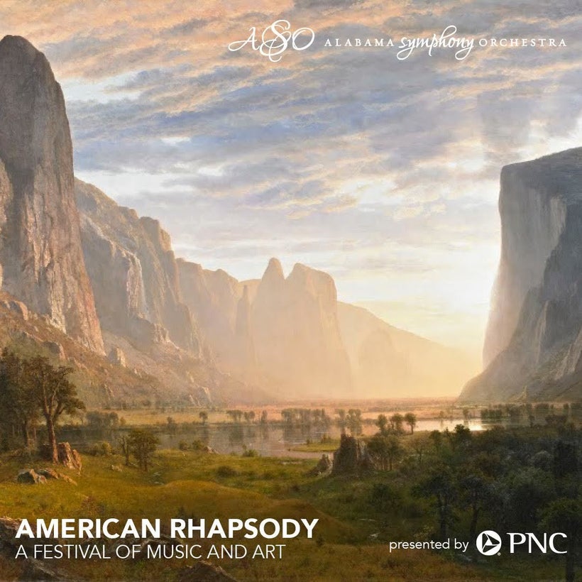 Image courtesy Alabama Symphony Orchestra and Birmingham Museum of Art. Painting by Albert Bierstadt.