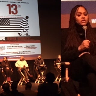 <p>"13th" Screening and Panel Discussion at Nate Holden Performing Arts Center, Los Angeles, CA </p>