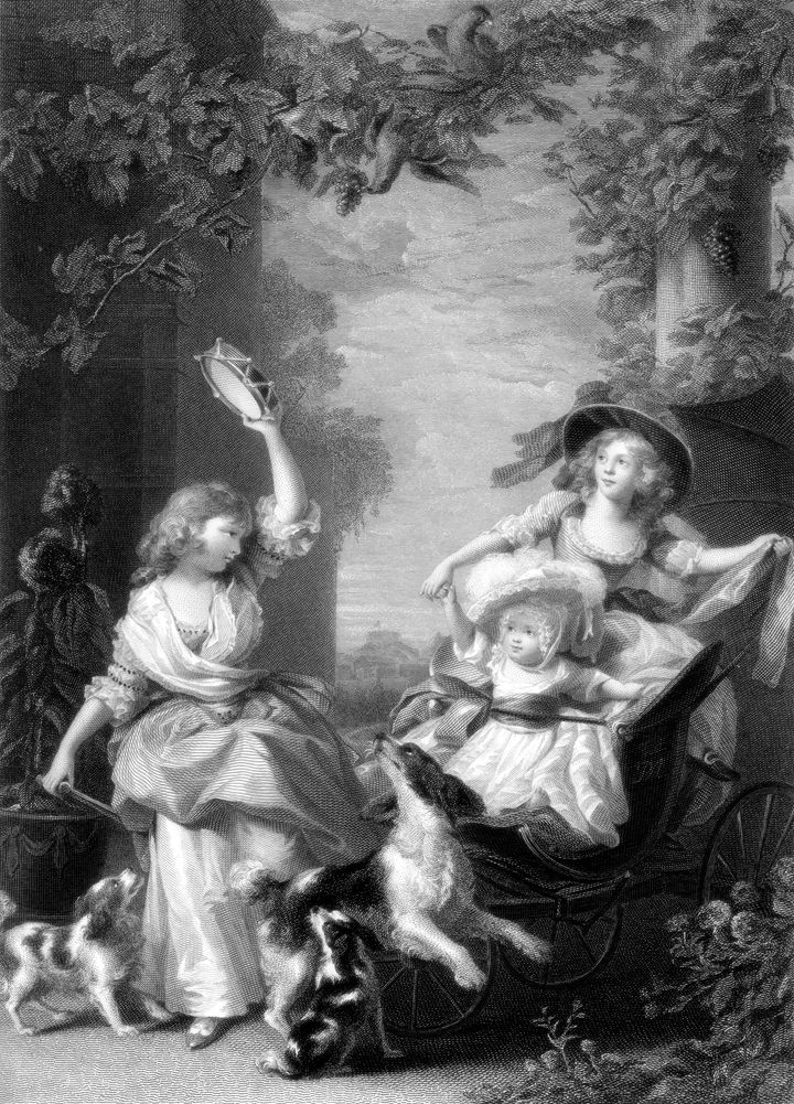 A portrait of some of George III's children