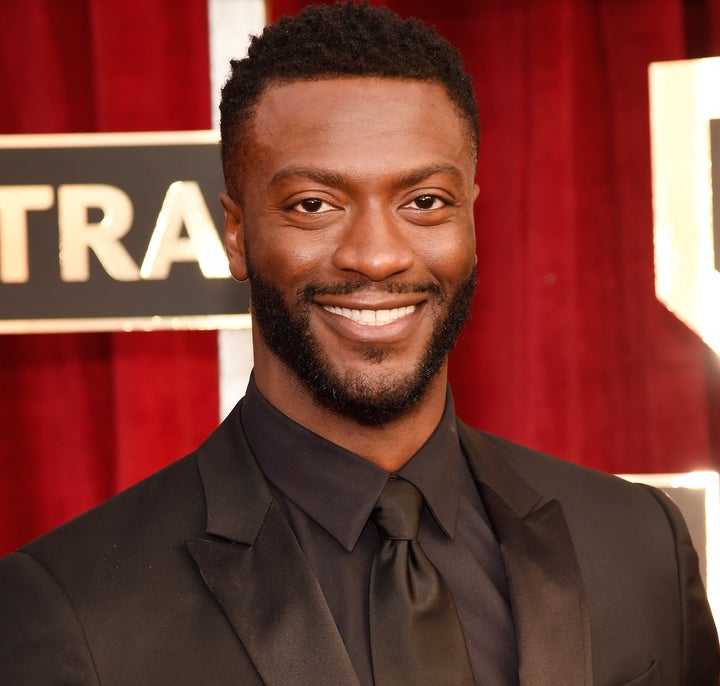 Aldis Hodge at the SAG Awards on Sunday. 