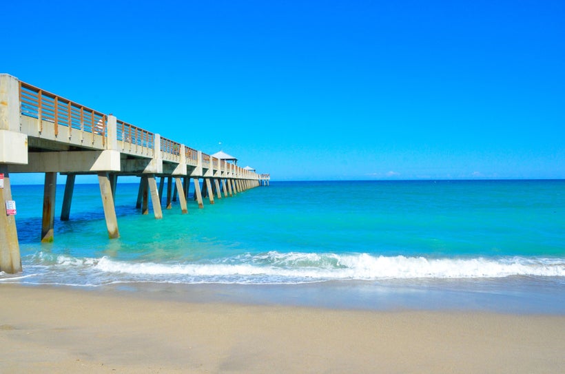 <em>Jupiter Beach is one of Florida's best beaches.</em>