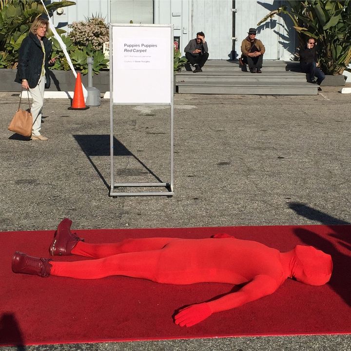 Puppies Puppies 2017, Red Carpet, performance at Art Los Angeles Contemporary