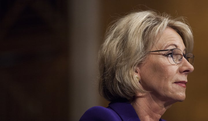 The Senate Health, Education, Labor and Pensions Committee voted to advance the nomination of Betsy DeVos as secretary of education.