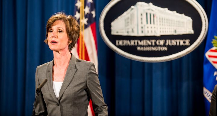 Former Acting and Deputy Attorney General Sally Q. Yates.