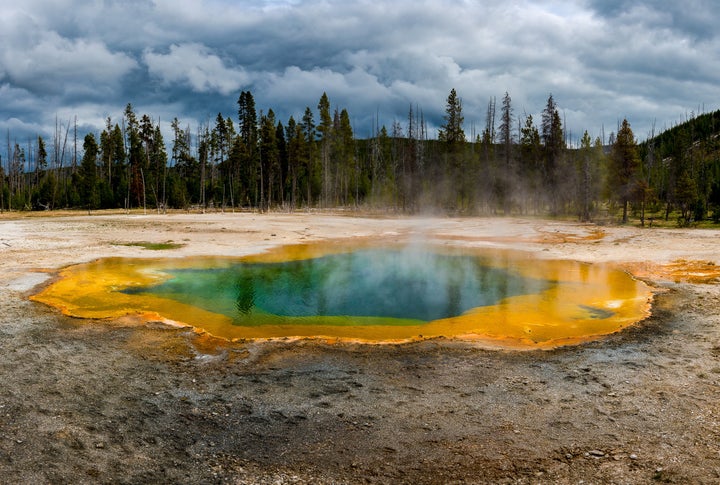 Nearly half of the world's natural World Heritage Sites, including Yellowstone National Park, are threatened by humanity, according to a new report.