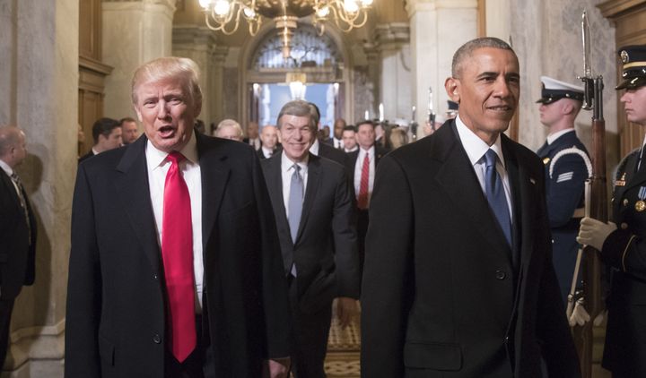Barack Obama has spoken out against Donald Trump's Muslim refugee ban