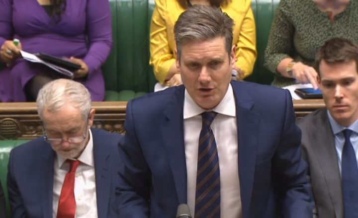 Shadow Brexit Secretary Keir Starmer speaks in the House of Commons, London during the second reading debate on the EU (Notification on Withdrawal) Bill.