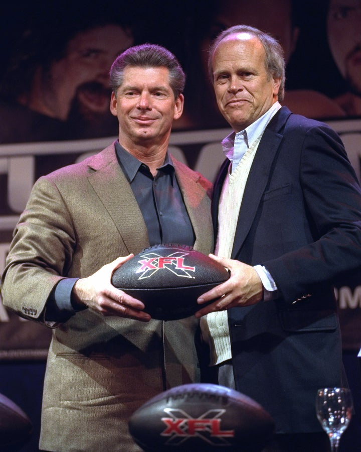 McMahon (left) and Dick Ebersol remain best friends to this day.