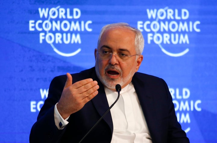 Javad Zarif, Minister of Foreign Affairs of the Islamic Republic of Iran attends the annual meeting of the World Economic For