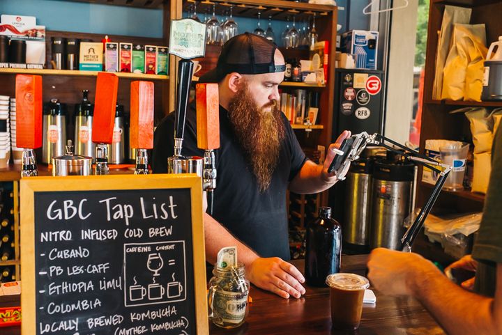 JOSH, CO-OWNER OF GINGER BEARD COFFEE, IS THE FRIENDLIEST BARISTA YOU'LL EVER MEET