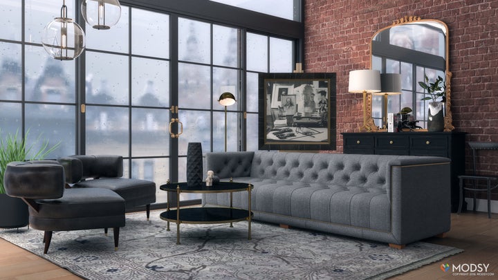 <p>A pair of chairs set away from the sofa creates a space for deep conversations.</p>