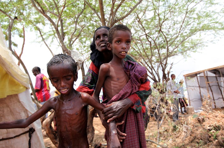 In Somalia, 320,000 children under the age of 5 are acutely malnourished, reported Reuters; 50,000 of them are "so severely malnourished they risk dying without emergency intervention." 