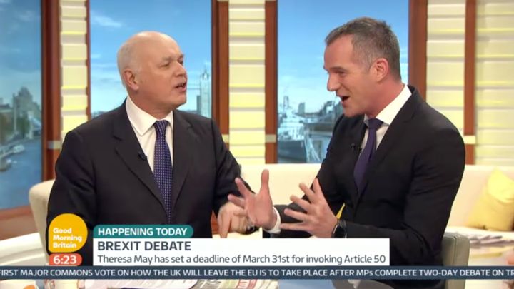 Iain Duncan Smith and Labour MP Peter Kyle clashed over Brexit