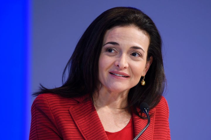 Sheryl Sandberg, pictured in Davos this month.