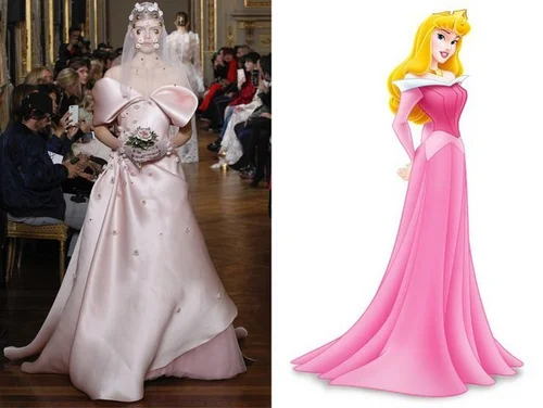 These 11 Iconic Disney Princess Dresses Were Spotted At Paris Fashion Week | HuffPost Life These 11 Iconic Disney Princess Dresses Were Spotted At Paris Fashion Week | HuffPost Life