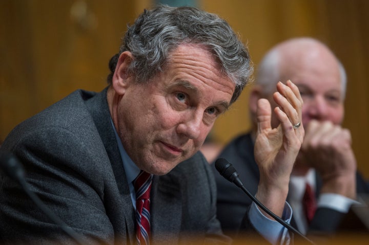 Sen. Sherrod Brown (D) says he's "amazed" Republicans are going along with Trump's agenda since they complain so much about him to Democrats.