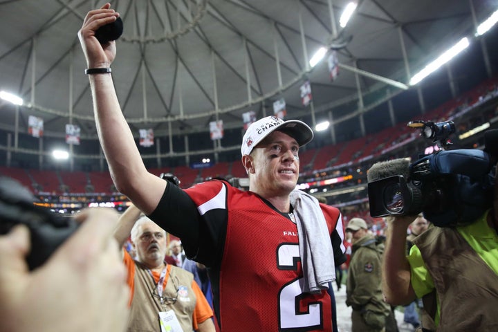 Falcons quarterback Matt Ryan, 31, led the NFL with a 117.1 passer rating, the fifth-best single-season clip in league history.