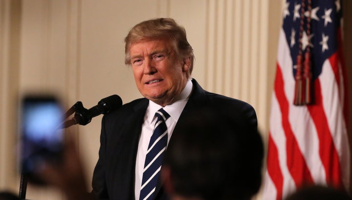 President Donald Trump has said his refugee and travel ban is going great.