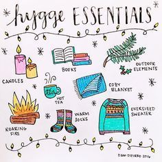 Hygge essentials from Pinterest 