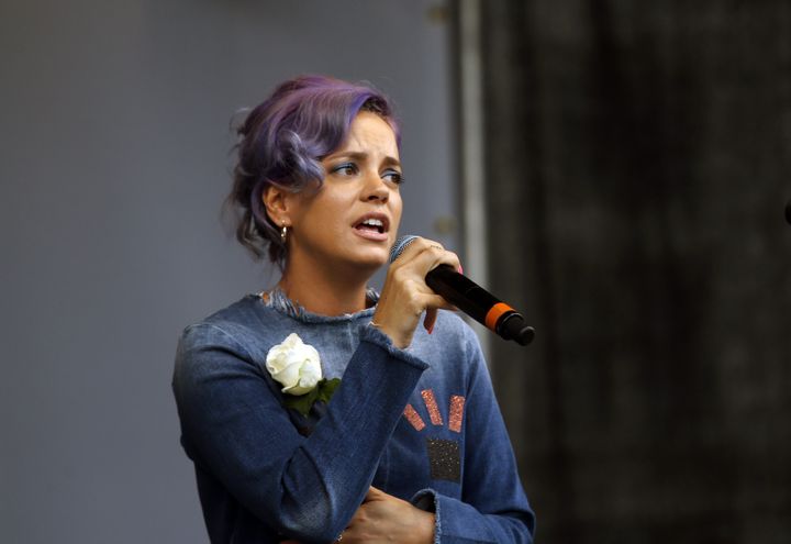 Lily Allen is calling for Donald Trump's state visit to be cancelled