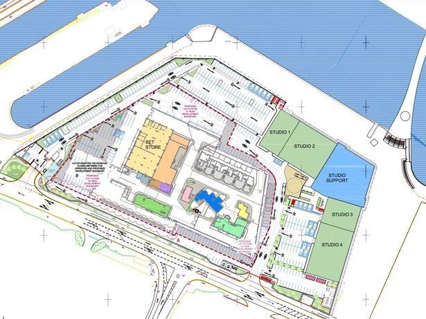 The initial plans for the 'Corrie' set