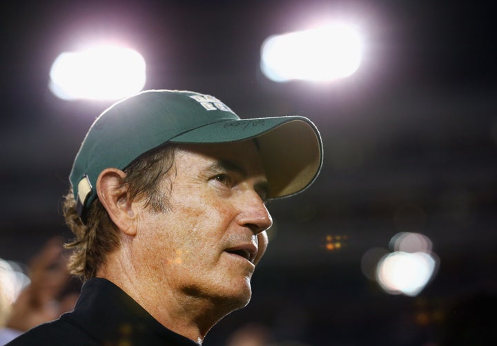 Former head coach Art Briles was fired from Baylor in May of 2016.