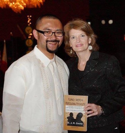 The author with Senator Lisa Murkowski, circa 2011.