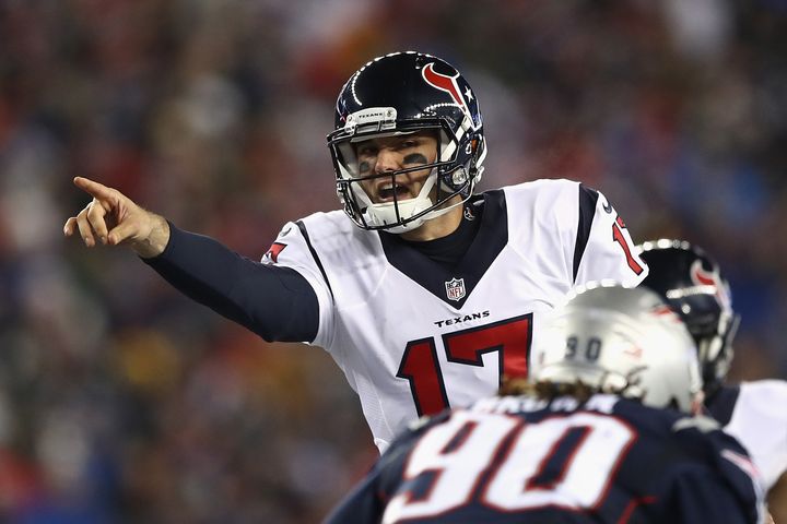 Texans quarterback Brock Osweiler ranked dead last in the NFL with 5.8 yards per pass attempt.